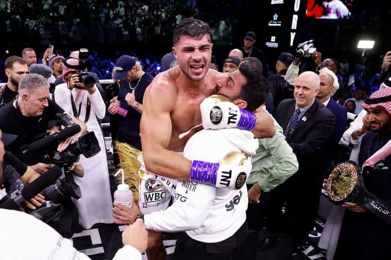 Molly-Mae Hague in tears as she finds out Tommy Fury wins – after refusing to watch the fight