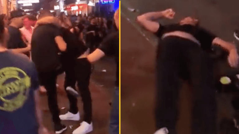 Former UFC star Nate Diaz filmed choking out Logan Paul lookalike