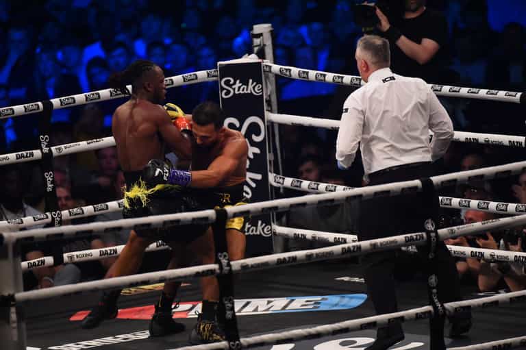 KSI’s win against Joe Fournier could be in doubt after alleged illegal elbow