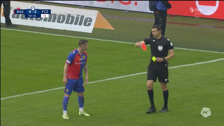Granit Xhaka’s brother sent off in bizarre VAR decision