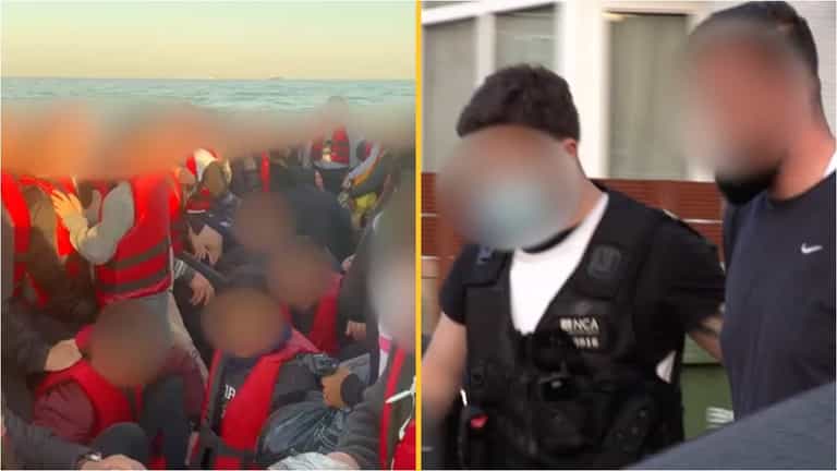 Albanian rapist deported from the UK was found trying to return in a small boat of migrants