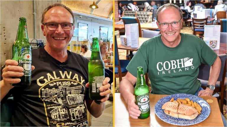 David Bingham celebrates visiting all 875 Wetherspoon pubs