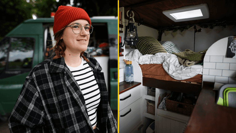 ‘I’ve saved £22k by sleeping in a van – I live rent-free in the UK’s poshest areas’