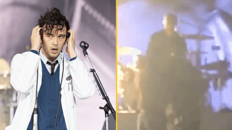 The 1975 banned from performing in Malaysia after Matt Healy kisses male bandmate on stage