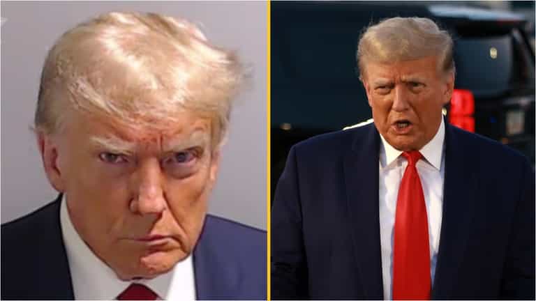 Donald Trump’s mugshot released following arrest in Atlanta
