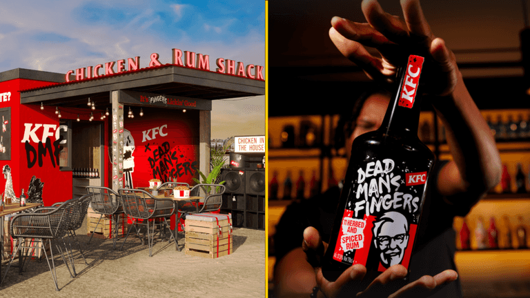KFC has teamed up with Dead Man’s Fingers to create a limited-edition spiced rum and exclusive pop-up to celebrate  