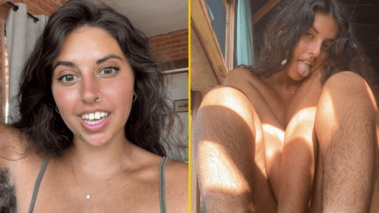 ‘I stopped shaving eight months ago – now I make up to $50k-a -month showing off my hairy body’