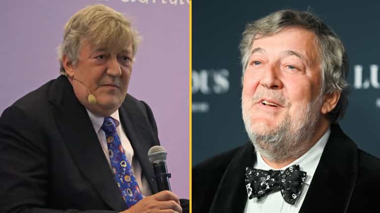 Stephen Fry ‘rushed to hospital’ after falling ‘two metres’ off stage
