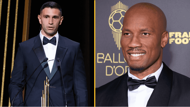 Didier Drogba praised for reaction to audience booing Emi Martinez at Ballon d’Or
