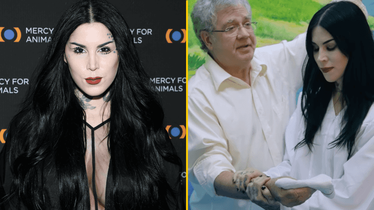 Kat Von D gets baptised after renouncing witchcraft and the occult