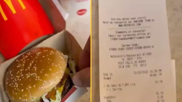Customer slams McDonald’s as ‘no longer affordable’ after sharing bill for usual order