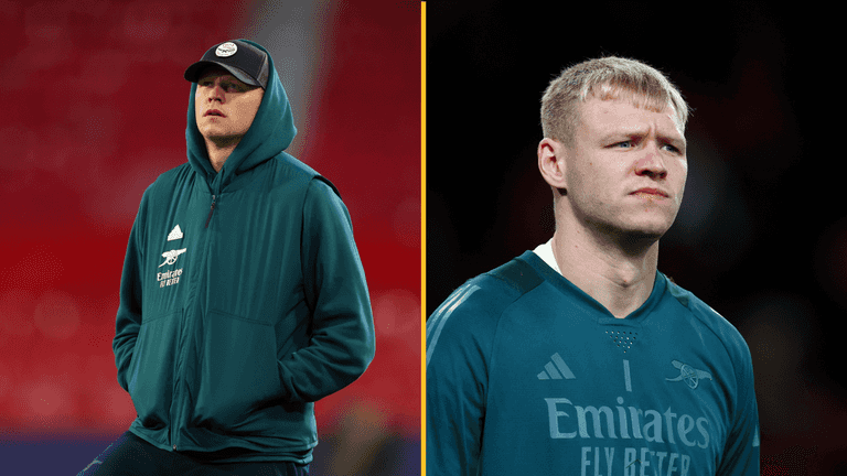 Aaron Ramsdale has ‘lost his smile’ after being dropped by Arsenal