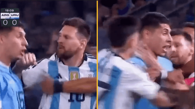 Fans call Lionel Messi the ‘most protected player ever’ after he gets away with elbow and throat grab