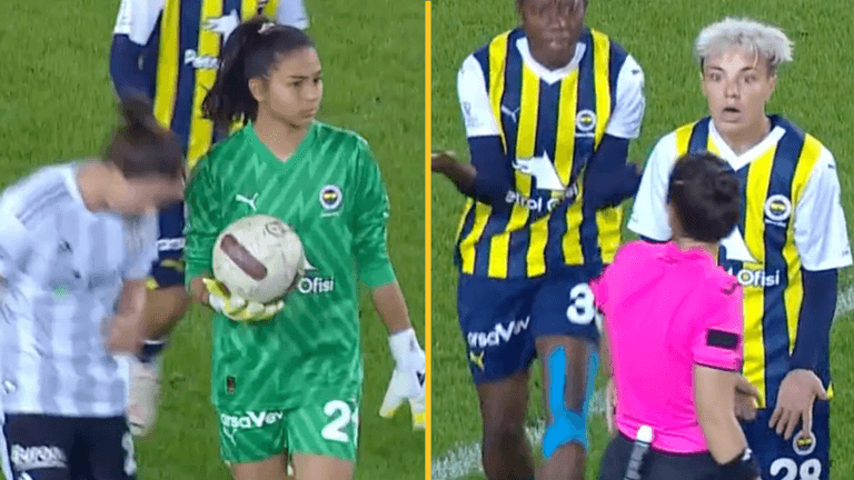 Controversial goal allowed after player uses genius football IQ to convince ref of rules