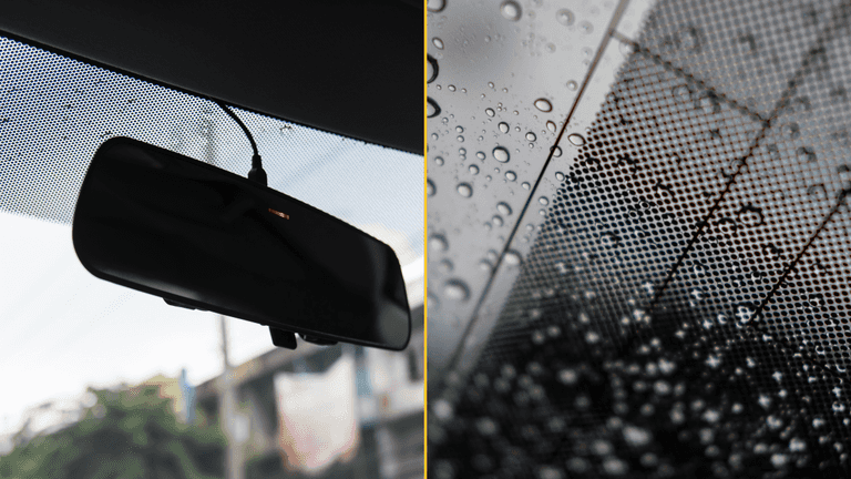People are only just realising what the black dots on car windscreens are for People are only just realising what the black dots on car windscreens are for