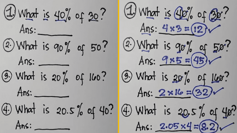 ‘Perfect’ method to solve percentages is blowing people’s minds