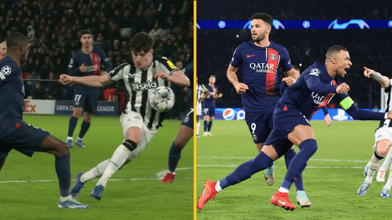 PSG awarded controversial penalty in final minute of Newcastle draw