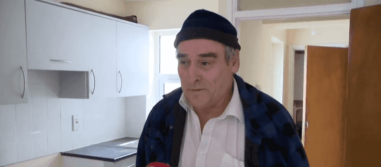 Man who lived in abandoned slaughterhouse for years to spend first Christmas in new home