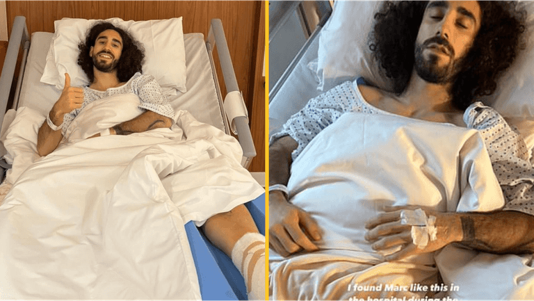 Marc Cucurella falls asleep during Chelsea game