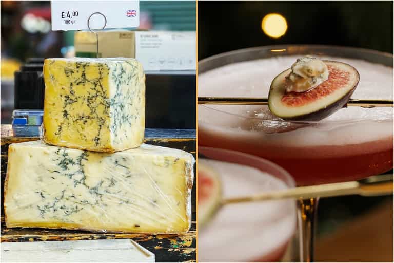 Expert mixologist creates cocktails using Stilton cheese Expert mixologist creates cocktails using Stilton cheese