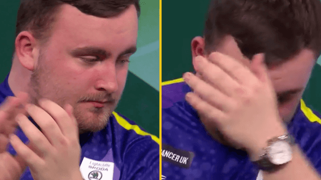Ally Pally crowd drown out trophy presentation with chants of ‘there’s only one Luke Littler’