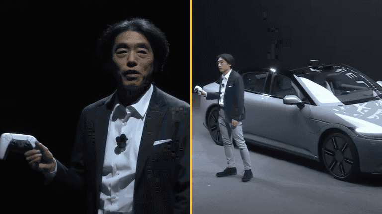 Sony reveal their new car that can be driven by a PS5 controller