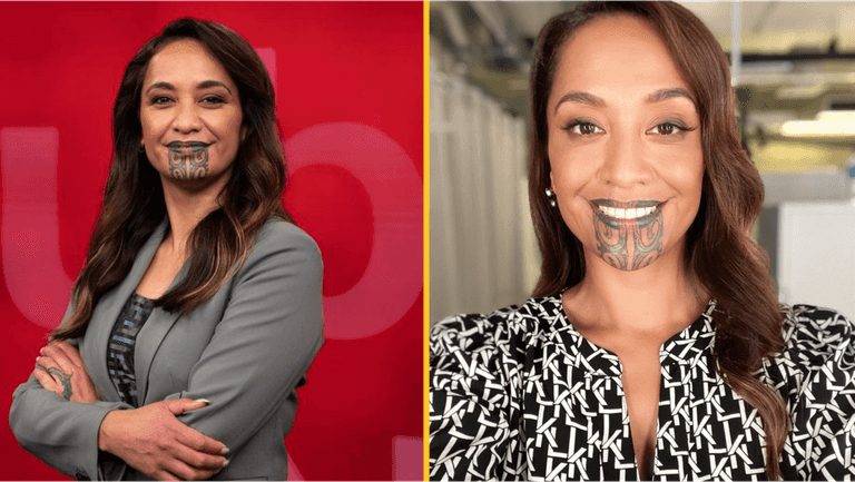 Newsreader fires back at viewer who called Maori face tattoo a ‘bad look’