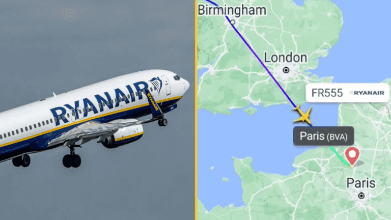 Brits ‘spare a thought’ for Ryanair passengers who spent 10 hours on flight to Paris
