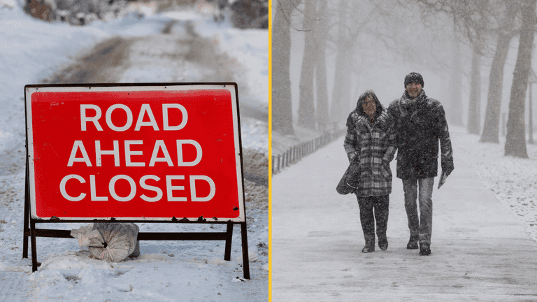 Met Office issues major snow warning as large parts of UK set for deluge