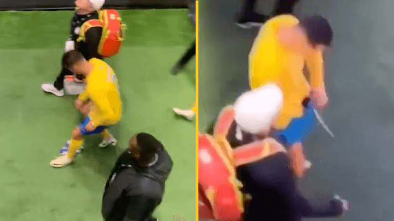 Cristiano Ronaldo rubs Al Hilal scarf against crotch after Riyadh Cup defeat