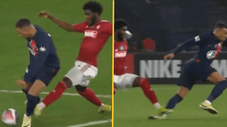 Brest defender produces potential ‘career-ending’ tackle on Kylian Mbappe
