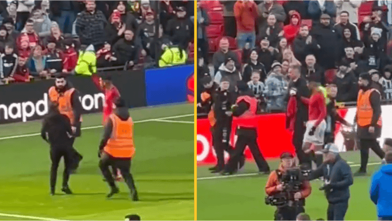 Casemiro rewards pitch-invading fan after Man United’s win against Everton