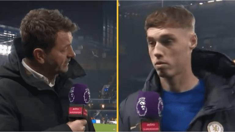Tim Sherwood slammed for asking Cole Palmer ‘most awkward question ever’ on live TV