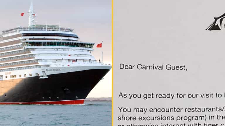 Cruise ship gives warning to all passengers before arriving in popular city