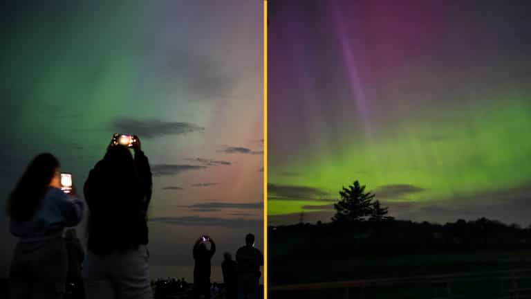 What are the Northern Lights and why are they visible in the UK