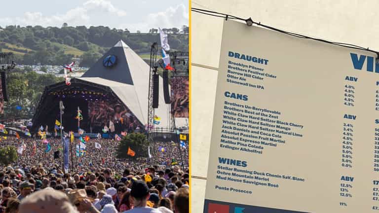 Glastonbury drink prices leave people shocked as they increase again