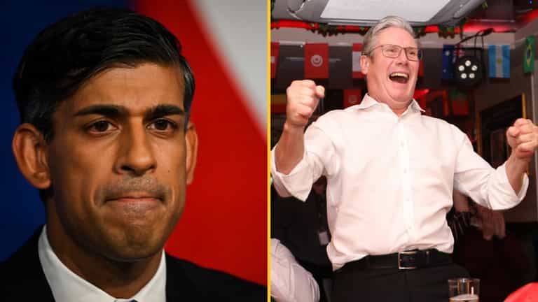 Rishi Sunak set to become first prime minister in history to lose his seat at a general election