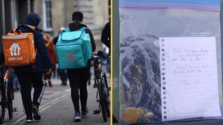 Delivery driver leaves ‘passive aggressive note’ after customer gives £6 tip Delivery driver leaves ‘passive aggressive note’ after customer gives £6 tip