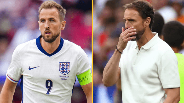 Harry Kane’s average position vs Switzerland was deeper than two England defenders