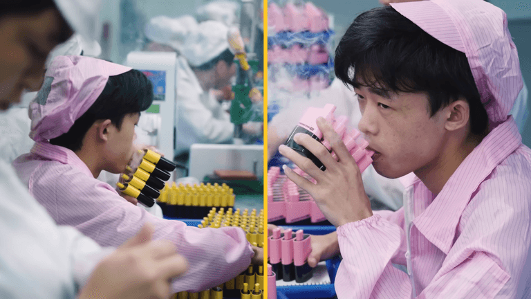 Factory worker shown testing ‘up to 10,000 vapes a day’ in shocking footage Factory worker shown testing ‘up to 10,000 vapes a day’ in shocking footage