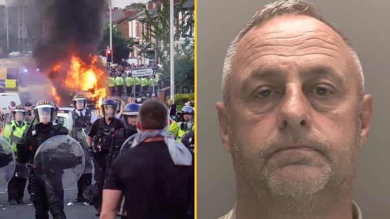 Southport rioter who punched police officer in the face jailed for three years