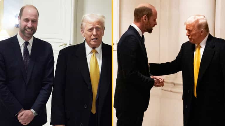 Donald Trump says Prince William is ‘very handsome’ and ‘looks better in person’