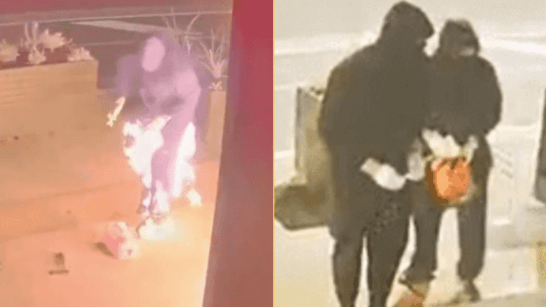 Attempted arsonist sets own trousers on fire and runs down street with bare bum out