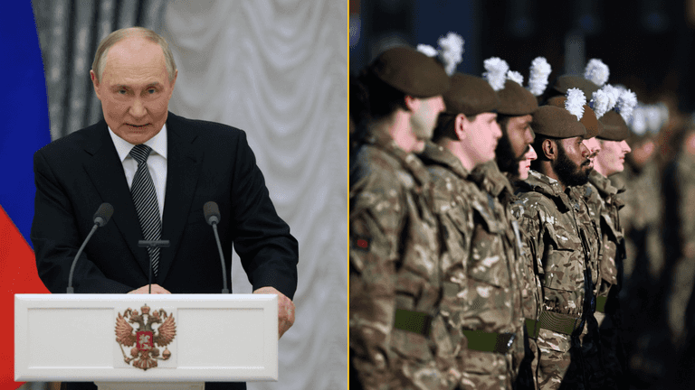 Putin vows to ‘finish off’ Ukraine as he mocks UK for size of its army