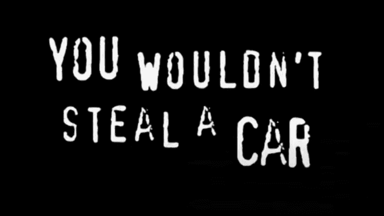 Famous anti-piracy campaign may have used pirated font