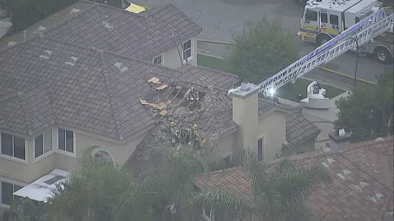 Small plane crashes into residential neighbourhood killing all onboard