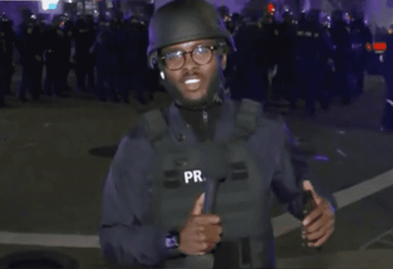 Good Morning Britain reporter shot and injured with rubber bullet in LA
