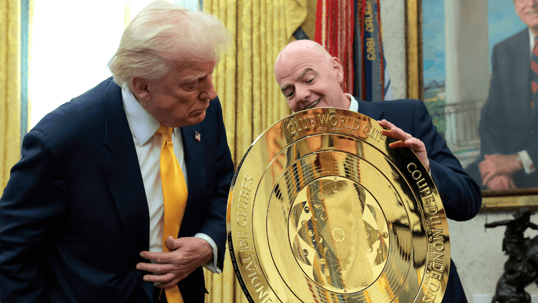Trump says Club World Cup trophy will stay in White House after tournament