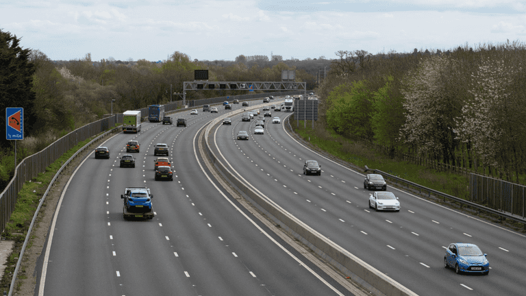 Motorist fined £300 for going 59mph on UK motorway