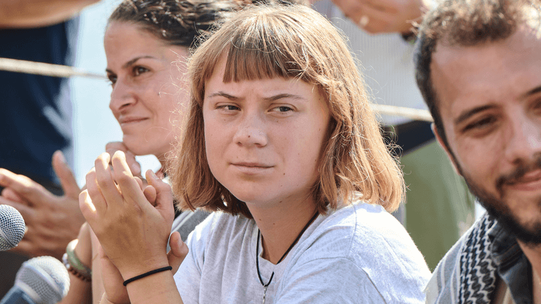 Greta Thunberg’s Gaza flotilla struck by second drone, crew claims